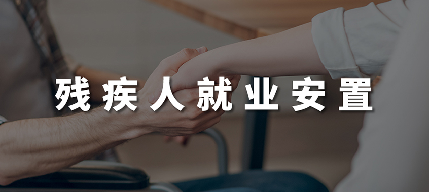 残疾人就业安置